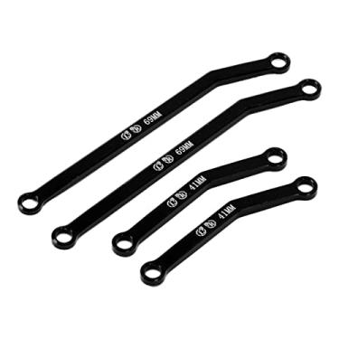 Imagem de Generic Conjunto de Links para Chassi Rc, Ligação de Tirante Inferior Rc, Vibração Reduzida Durável, Liga de Alumínio de Condução Estável para Substituição (#12)