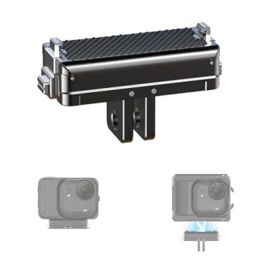 Imagem de NKSRCP Suporte de liberação rápida ultra magnético Insta 360 GO, suporte de câmera de liga de alumínio para câmera Insta360 GO Ultra