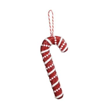 Imagem de Nishiyuenyi Enfeite de Natal de Espuma com Pingente de Bengala, Decoração Natalina para O Inverno, Ano, Festas E Noivados, com pérolas