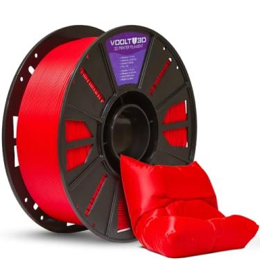 Imagem de Filamento PLA Vermelho Premium 1kg, 1.75Mm, Para Impressoras 3D - Voolt3D