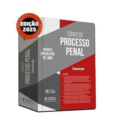 Imagem de Código De Processo Penal Comentado (2025) - JUSPODIVM EDITORA, Sortido