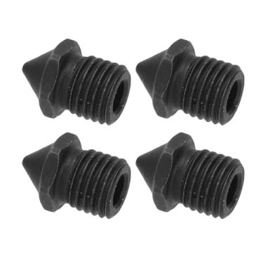 Imagem de KUIDAMOS Conjunto de Bicos de Aço Endurecido de 0,2 Mm para Impressora 3D para K2 Plus, Kit de Ponta de Bico Removível de Alto Fluxo para Impressão Eficiente, Adequado para Engenheiros, 4 Peças