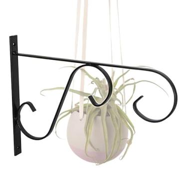 Imagem de Suporte Gancho Mão Francesa para Vasos Flores Gastrobel Preto