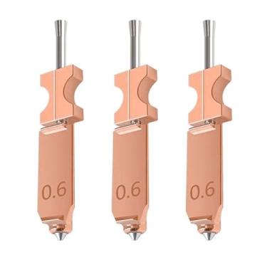 Imagem de Fafeicy 3 Pçs Kit Hotend Destacável Rápido para Impressora 3d Ad5x 0.6mm Todo o Bocal de Metal de Alta Velocidade Impressão Atualização Substituição