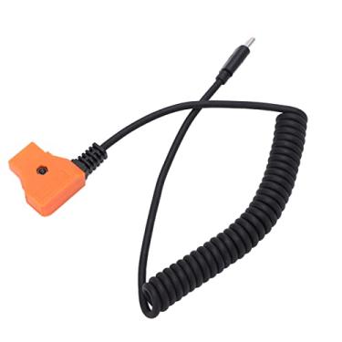 Imagem de BAFOVY D Tap para Cabo de Alimentação DC, Adaptador Enrolado de 5,5x2,1mm 12V para Câmera e Bateria de Montagem Em V