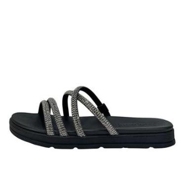 Imagem de Papete Moleca Flat Tiras Com Strass-Feminino