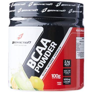 Imagem de Bcaa Powder - Muscle Builder, Bodyaction, Limão, 100G