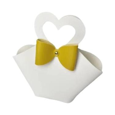 Imagem de Bolsas De Presente De Couro Rosa 10PCS Mini Bolsa De Casamento Com Fit