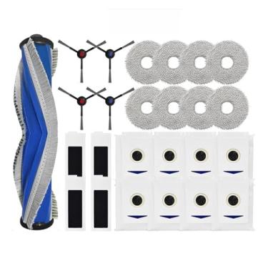 Imagem de Compatible With ECOVACS T30 PRO OMNI DDX14 / YEEDI M12 Pro+ Replacement Parts Accessories Main Side Brush Filter Mop Dust Bag(Red)