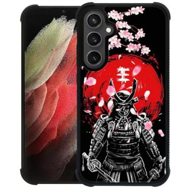 Imagem de FKBRCL4U Capa para Samsung Galaxy S23 FE, Sakura Samurai Japonês Design Gráfico para Meninas Meninos Silicone Macio Acrílico Rígido Proteção contra Choque Projetado para Samsung Galaxy S23 FE