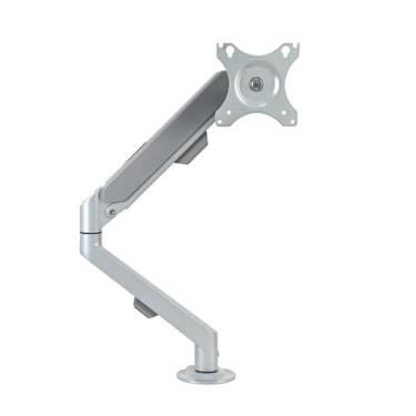 Imagem de BEGWVDJTP Suporte de monitor de braço único elevado de liga de alumínio para mesa de computador Suporte de monitor de mola a gás de liga de alumínio