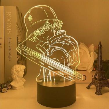 Imagem de Luz noturna LED 3D Princes of Tennis Ryomas Echizens para crianças
