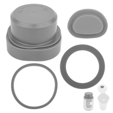 Imagem de Fukaisu Conjunto de tampa de lâmina e tampa de recipiente para liquidificador portátil Ninja Blast, série BC100/BC151, acessórios de reposição de silicone e plástico, à prova de vazamento e lavável na