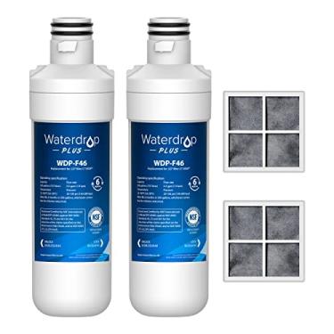 Imagem de Waterdrop LT1000PC ADQ747935 MDJ64844601 Filtro de água e filtro de ar de geladeira com certificação NSF, substituição para LG LT1000P, LT-1000PC e LT120F, 2 Combo