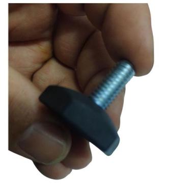 Imagem de 10pc Sapata Pé Nivelador 5/16 Pezinho P/ Puff Moveis Aperto - Suplasti