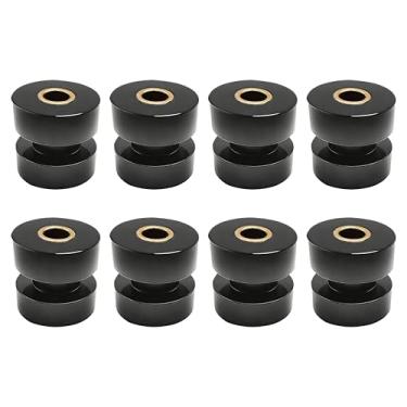 Imagem de Muyesm Kit de buchas de válvulas de escape compatível com Peterbilt 357 375-379 385 Conjunto de buchas de substituição 90,9053G Acessórios de montagem de silenciador de borracha (conjunto preto de 8