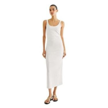 Imagem de Vestido Hering Midi Justo Em Ribana-Feminino