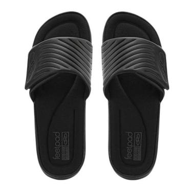 Imagem de Chinelo Olympikus Melbourne 2 Unissex, Preto, 41-42