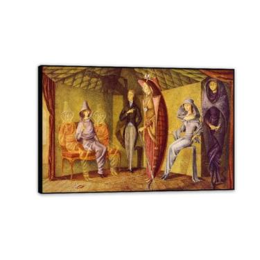 Imagem de Remedios Varo Pinturas Terno Feminino Remedios Varo Pôster de Parede Surrealismo Arte em Tela para Sala de Estar Escritório Decoração de Parede Presente Pronto para Pendurar 80 x 50 cm (31 x 20