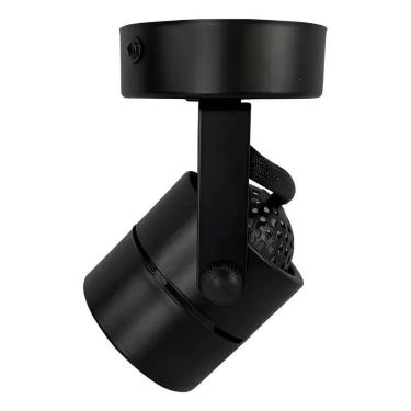 Imagem de 2X Spot Sobrepor Mr16 Gu10 Preto Direcionável Ds2396 Delis