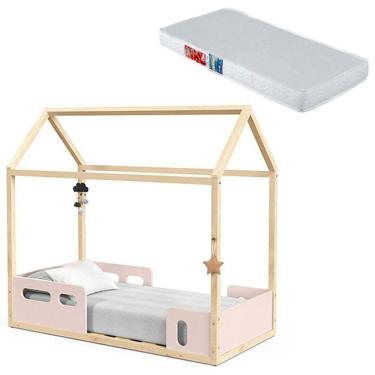 Imagem de Mini Cama Montessoriana Liv Rose Natural Com Colchão - Matic
