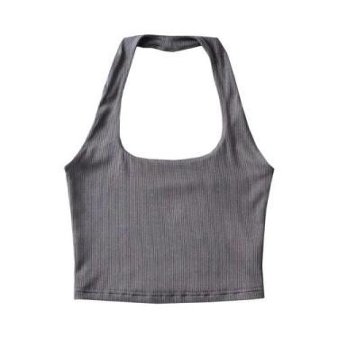Imagem de Top Cropped Feminino com Alças Duplas - Sexy e Sem Mangas - Verão 2023