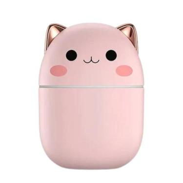 Imagem de Umidificador Gatinho 250ml Difusor Aromático e Climatizador - MinutoBa