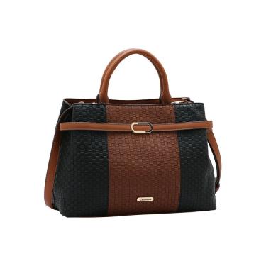 Imagem de Bolsa Duo Colors - Alça dupla - Preto - Chenson 3485263