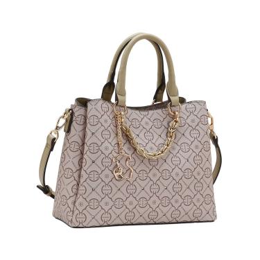 Imagem de Bolsa Feminina Chenson Classic Cristal - Alça de Mão - Natural 3485356