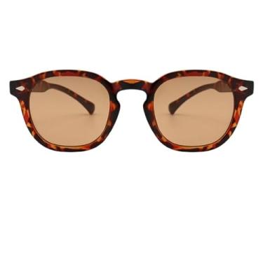 Imagem de Óculos de Sol Redondo Premium Flexível Clássico Verão UV400 Unisex - Modelo Miami - Cacife Brand (Animal Print (Tartaruga))