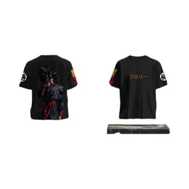 Imagem de Camiseta Masculina Dragon Ball Goku Black Super Saiyan Verão Estilo Y2