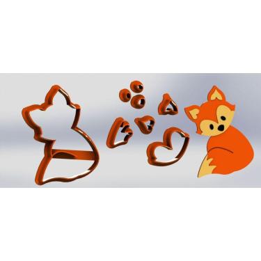 Imagem de Cortador Raposa Corpo Modular Tamanho 5 Cm