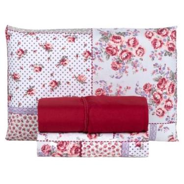 Imagem de Jogo de Cama Solteiro Hypercal Athenas Marcelino Têxtil 400 Fios Lille