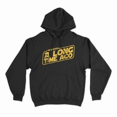 Imagem de Moletom Com Capuz I Was Born A Long Time Ago-Unissex