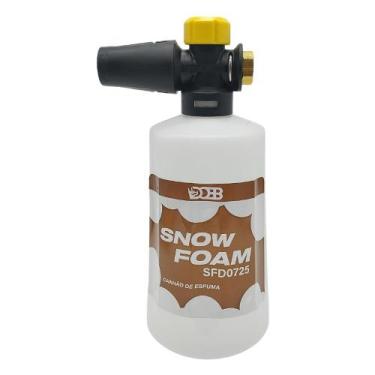 Imagem de Aplicador Snow Foam Canhão de Espuma Profissional 1/4 700ml Garrafa Br