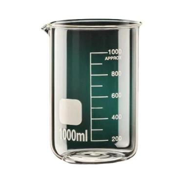 Imagem de Copo Medidor De Vidro Borossilicato Transparente 50-1000ml Ferramenta 