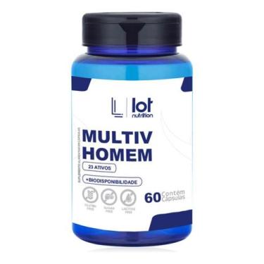 Imagem de Multivitamínico Homem 60 Cápsulas - Lot Nutrition