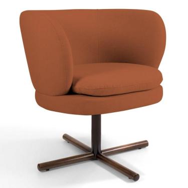 Imagem de Poltrona Melissa Base Xis Giratória B-262 Telha