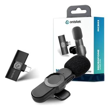 Imagem de Microfone Lapela S/ Fio Compatível Android Usb-c Type-c - Osnitek