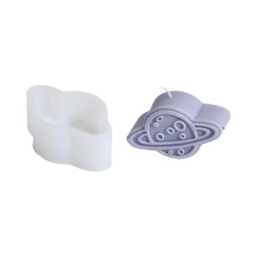 Imagem de Molde De Silicone Foguete Espacial Sol Arco-Íris Nuvem Para Artesanato