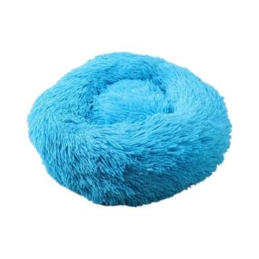 Imagem de Cama Redonda De Pelúcia Macia Para Gatos E Cães, Almofada Para Animais