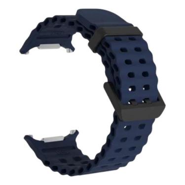 Imagem de Pulseira Poolsy Silicone Compatível Com Samsung Galaxy Watch 7 Ultra 4