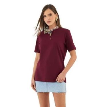 Imagem de Blusa Colcci Basic Com Logo Minimalista-Feminino