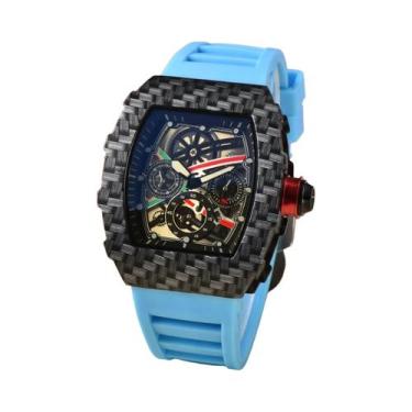 Imagem de Relógio masculino de moda casual europeu e americano em forma de barri