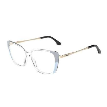 Imagem de Armação De Óculos Infantil Colcci Judy Y C6270d3951 Azul Translúcido Degradê-Feminino