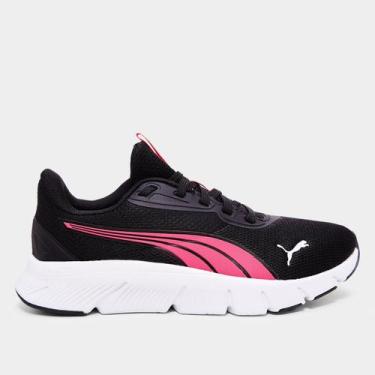 Imagem de Tênis Infantil Puma Flexfocus Lite Modern, Branco, Rosa, 36
