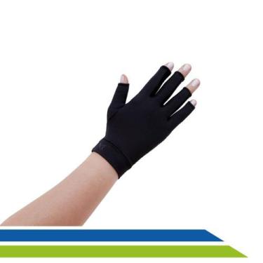 Imagem de Luva Curta Proteção Solar FPU50 UVA UVB Dedos Longos Antiderrapante De