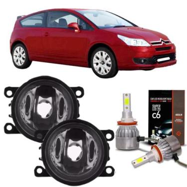 Imagem de Par de milha citroen c4 vtr 2007 08 09 10 11 12 2013 led 2d - BIBAS