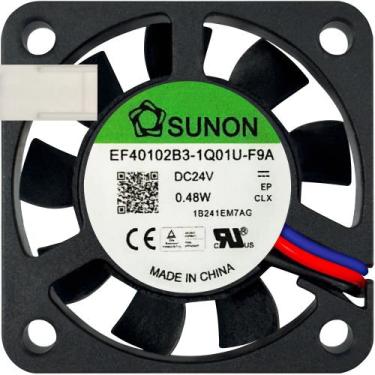Imagem de Cooler EF40102B3-1Q01U-F9A 24V 0.48W 0.02A 3P 40X40X10 B2 - Sunon