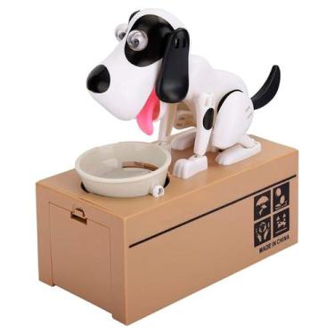 Imagem de Cofre de Cachorro Fofo Puxador de Moedas Automático - Eletronica Castr